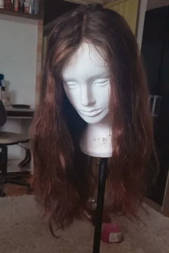 Peruca lace front cabelo humano