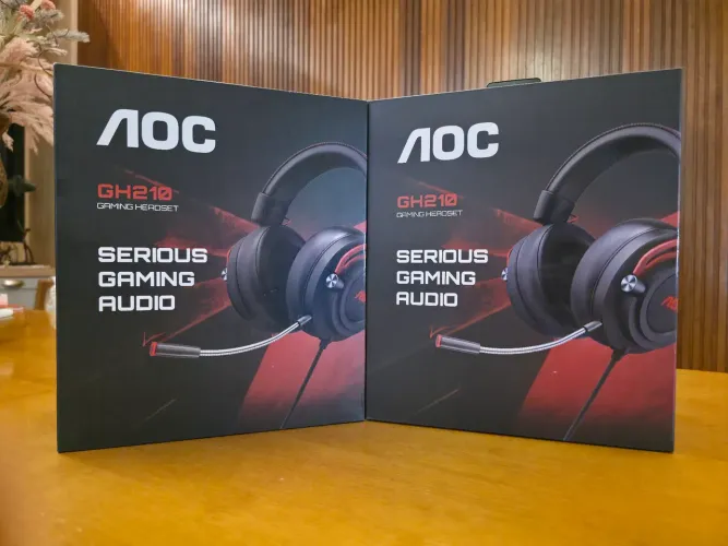 Headset Gamer Aoc Gh210 Drivers 50mm Microfone Removivel Led