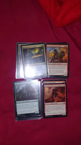 Deck Magic the gathering vermelho e verde