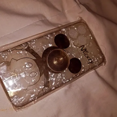 Capinha pérolas do Mickey para iPhone 11 Pro Max ou 12 Pro Max