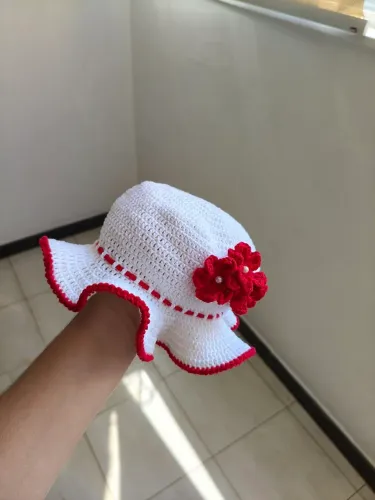 Chapéu crochê infantil