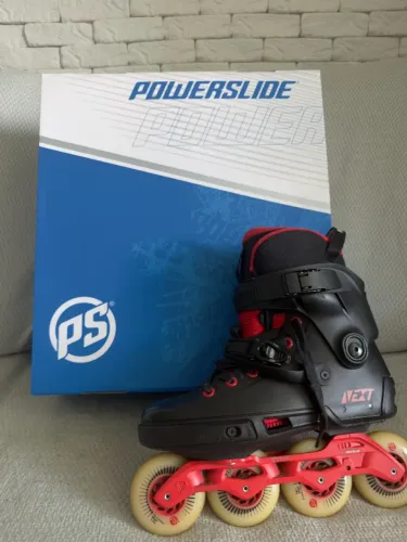 Patins Powerslide Next Black Red 80