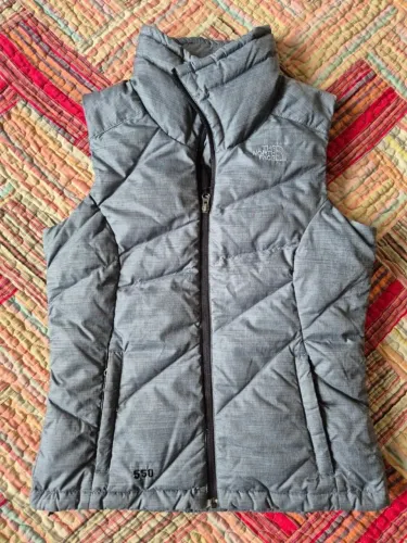 colete the north face feminino cinza p