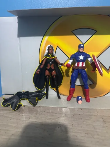 Marvel Legends Tempestade e Capitão América