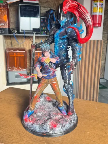 Solo Leveling - Jin-woo e Igris - Action Figure - 42cm