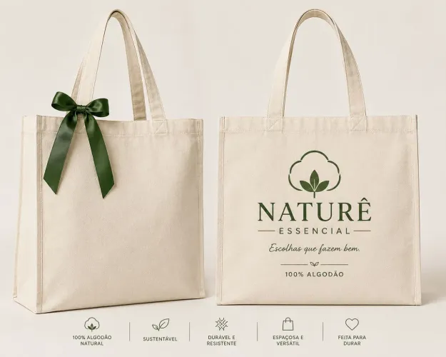 ECOBAG PERSONALIZADA 100% ALGODÃO