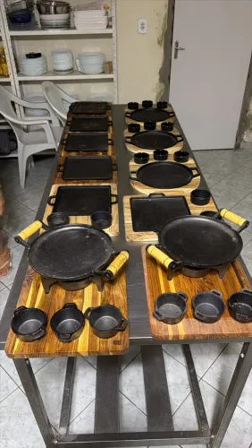 Chapas quentes, ideal para bares e restaurantes