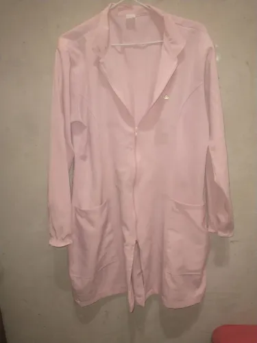 Jaleco feminino Rosa com zíper