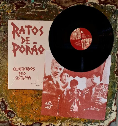 Ratos de Porão - Lp Crucificados pelo Sistema - Edição USA 2025, ZERADO !