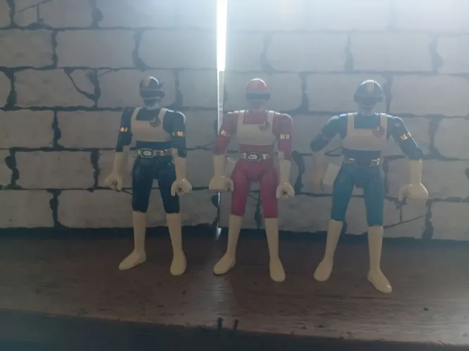 Bonecos changeman bandai anos 80