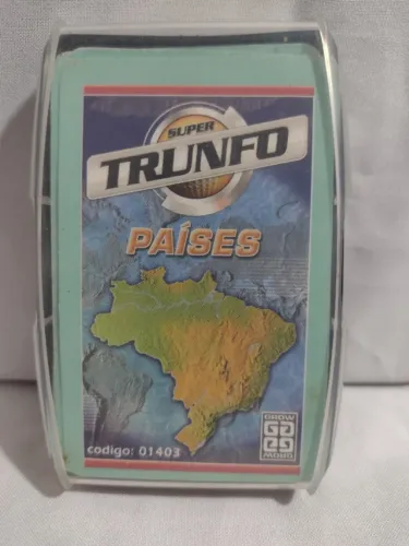 Super Trunfo Países Grow 01403 Educativo Original