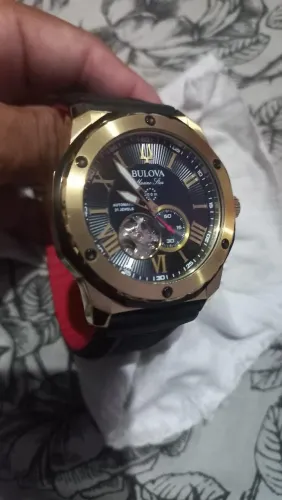 Relogio bulova zerado automático marine star top