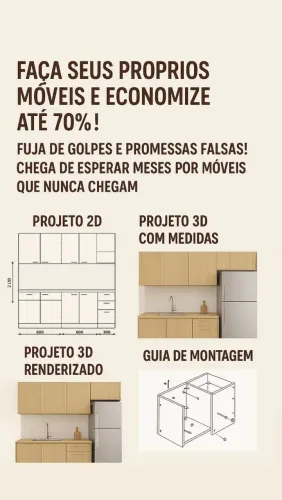 Projetos de Móveis com plano de corte 