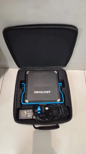 Painel LED Dracast S Series Plus + Case Rígido + Placa V-Mount