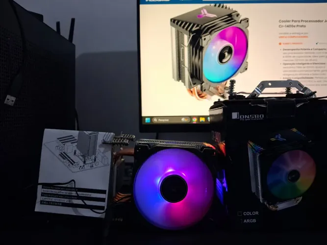 Air cooler Jonsbo CR1400 ARGB ( LGA 115X ,1200,1700 ) ( AM4/AM5 )