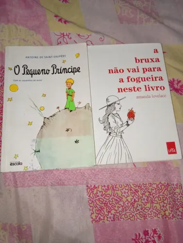 Desapego de livros originais (pequeno príncipe e a bruxa não vai para a fogueira nesse liv