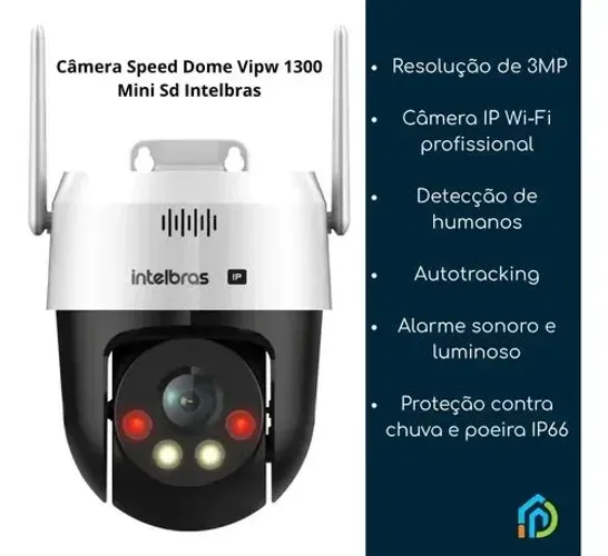 Câmera Speed dome Vipw 1300 Mini sd