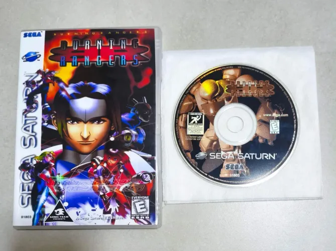 Burning Rangers Americano Original Sega Saturn (Somente Disco Original) Caixa Repro