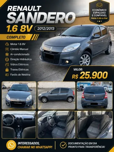 Renault Sandero Expression Hi-flex 1.6 8V 5P 2013