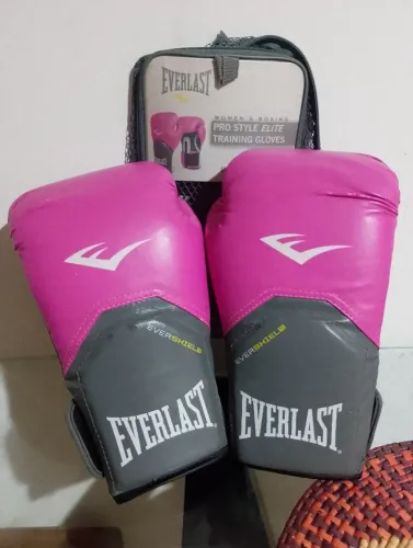 Luvas de boxe Everest rosa 