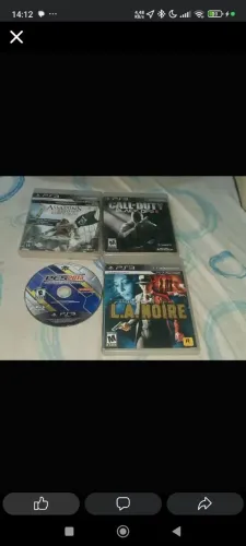 4 jogos em mídia física por 65$