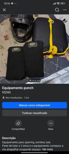 Equipamento de proteção punch