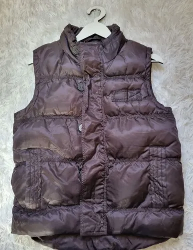 Colete Puffer Feminino Marrom  Tam M