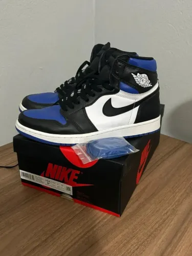 Air Jordan 1 High White Royal Toe