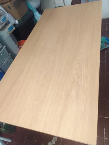 Mesa de Escritório com tampo de madeira