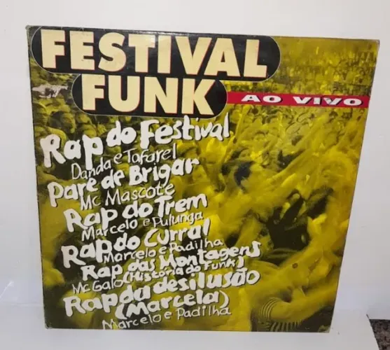 Lp Festival Funk - Ao Vivo - Polygram - Em Ótimo Estado