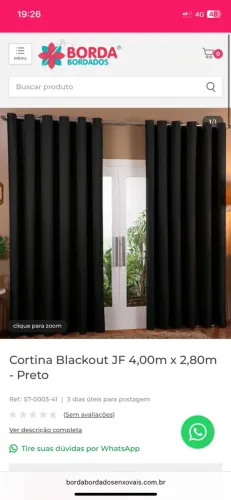 Cortina preta