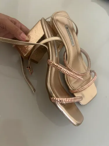 Salto sapatinho de luxo n36