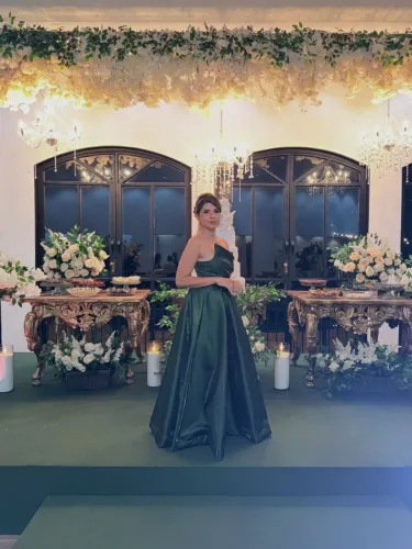 Vestido de festa - Verde Oliva