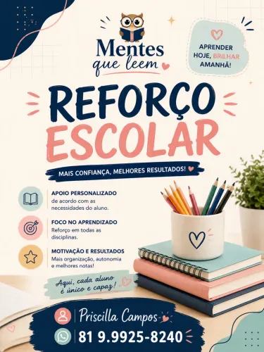 Reforço Escolar Personalizado