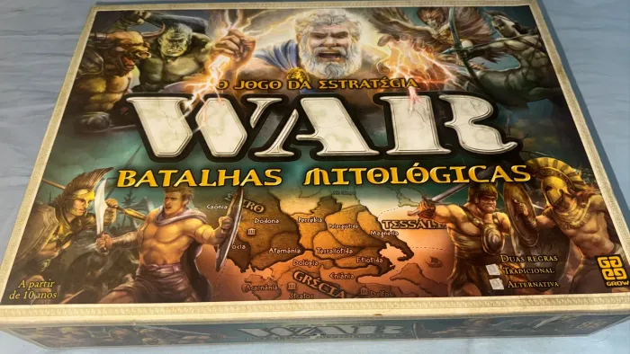 Jogo de tabuleiro War edição Batalhas Mitológicas