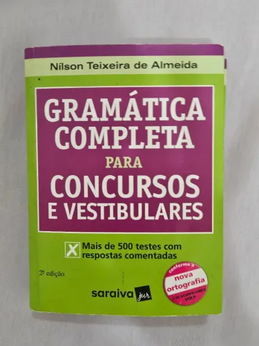 LIVRO GRAMÁTICA COMPLETA PARA CONCURSOS E VESTIBULARES 