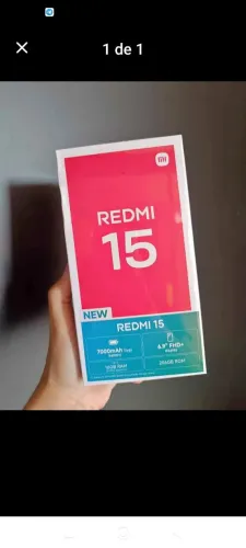Vendo Xiaomi Redmi 15 Novo na Caixa