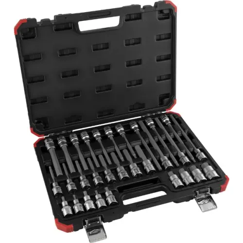 Jogo de soquetes allen, encaixe 1/2", 5 mm a 19 mm, R68003030 GEDORE RED 