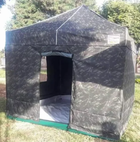 Tenda 3x3 camping , camuflado