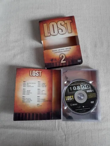 DVD Box coleção série Lost 1ª-2ª-3ª-4ª temporadas - dvds originais
