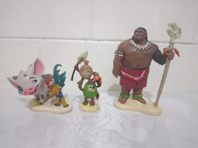 Bonecos Miniaturas Do filme Moana Disney