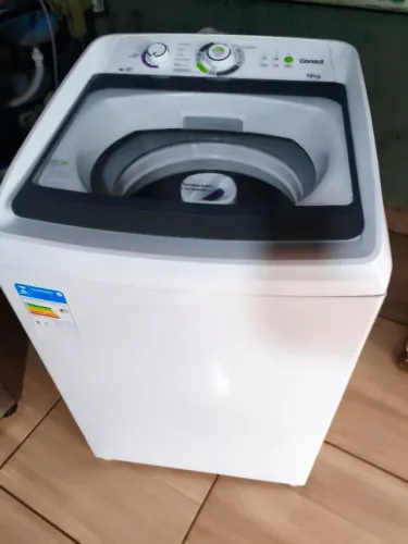 Máquina de lavar roupa consul 12 kilos cesto de inox funcionando perfeitamente