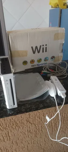 Nintendo Wii na caixa desbloqueado só...