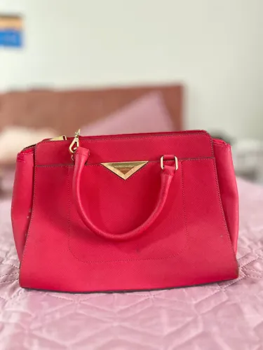 Bolsa Kalvin Klein original vermelha TAM média 