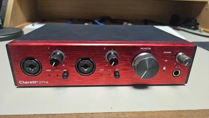 FOCUSRITE CLARETT+ 2PRE ? INTERFACE PROFISSIONAL ? R$ 4.200