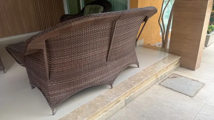 Conjunto de varanda em fibra