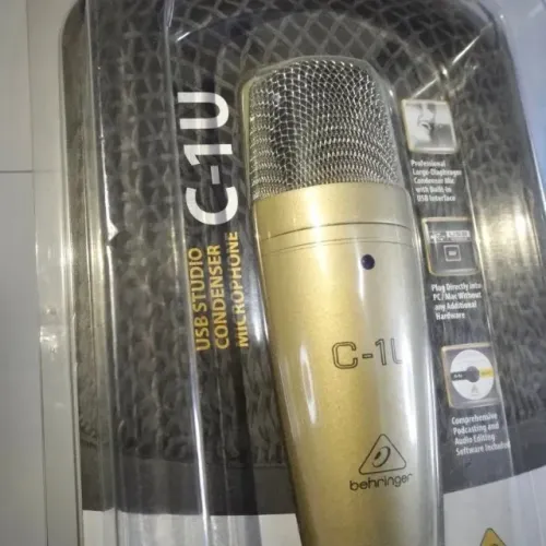 Microfone Behringer C1-U Condensador Usb (Usado)
