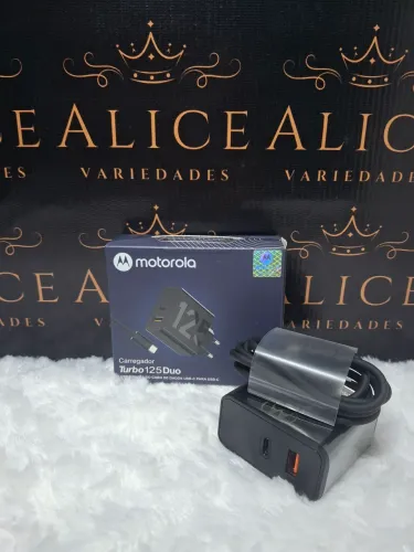 Carregador Motorola 125w turbo Tipo C