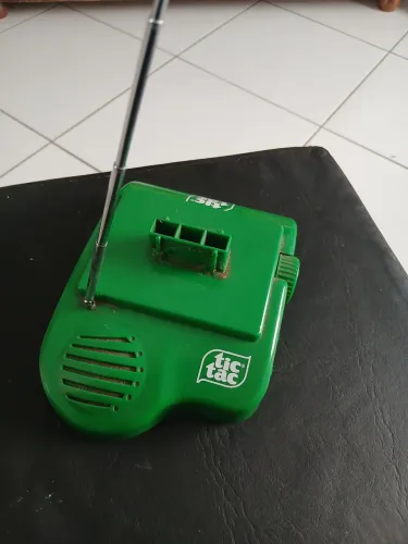 radio am fm antigo tic tac funcionando raridade retrô