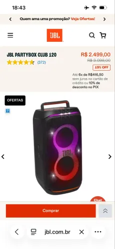 O JBL PartyBox Club 120